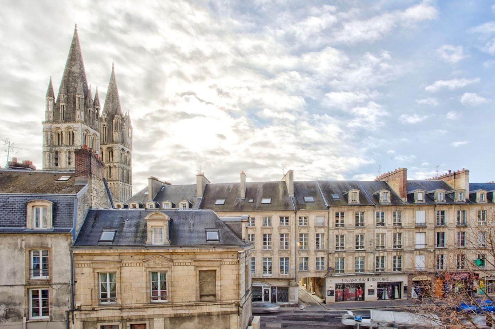 La Casa Bella — Parking Prive & Vue Sur L'Abbaye Daire Caen Dış mekan fotoğraf