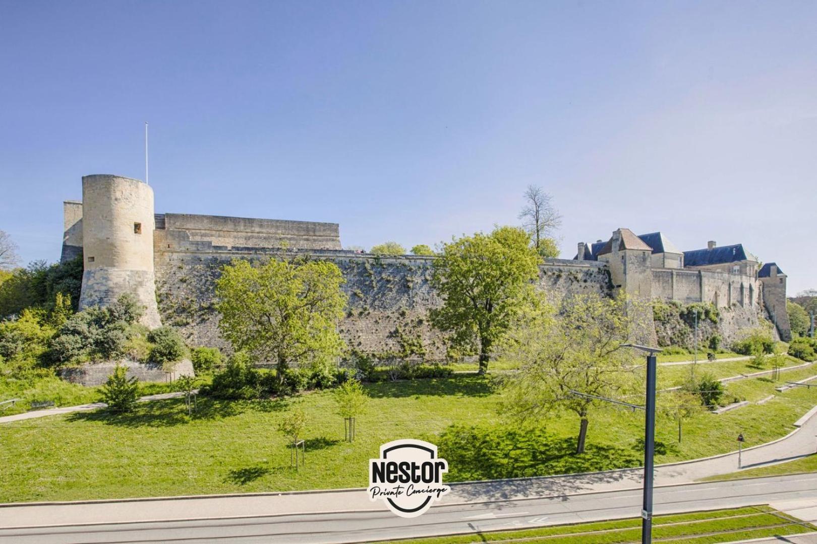 La Casa Bella — Parking Prive & Vue Sur L'Abbaye Daire Caen Dış mekan fotoğraf