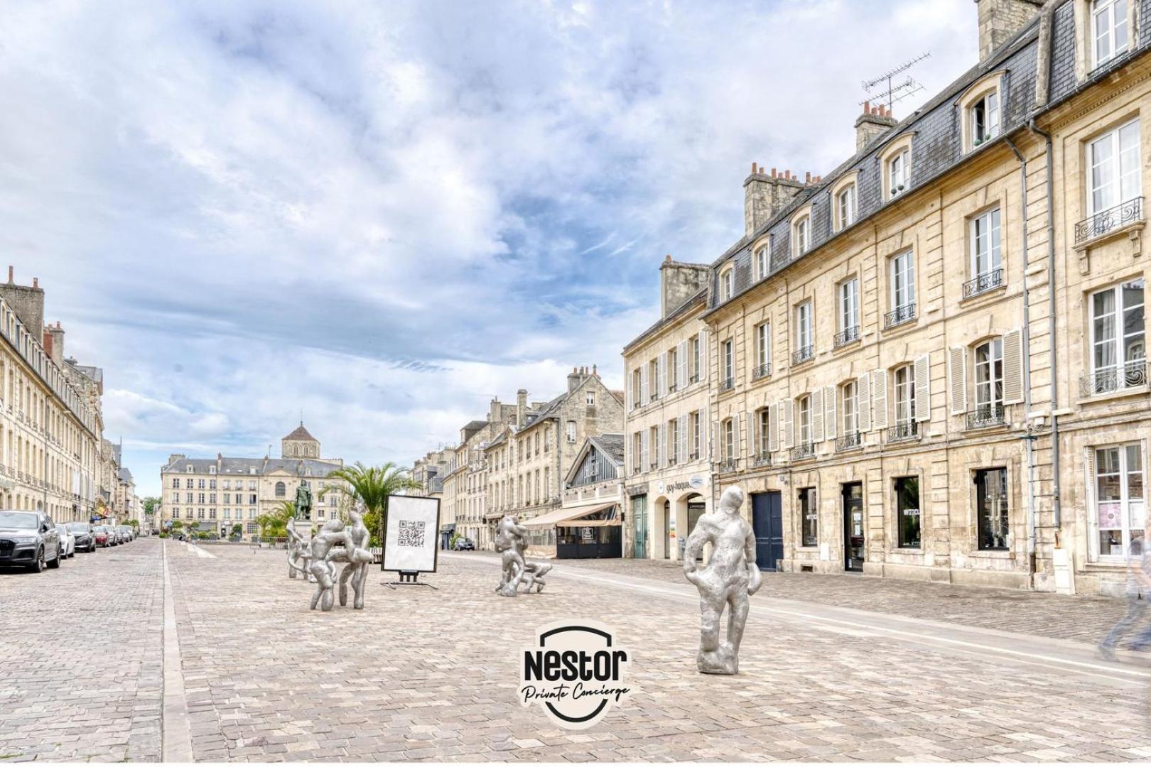 La Casa Bella — Parking Prive & Vue Sur L'Abbaye Daire Caen Dış mekan fotoğraf