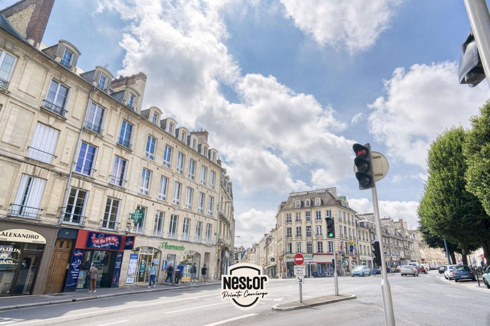 La Casa Bella — Parking Prive & Vue Sur L'Abbaye Daire Caen Dış mekan fotoğraf