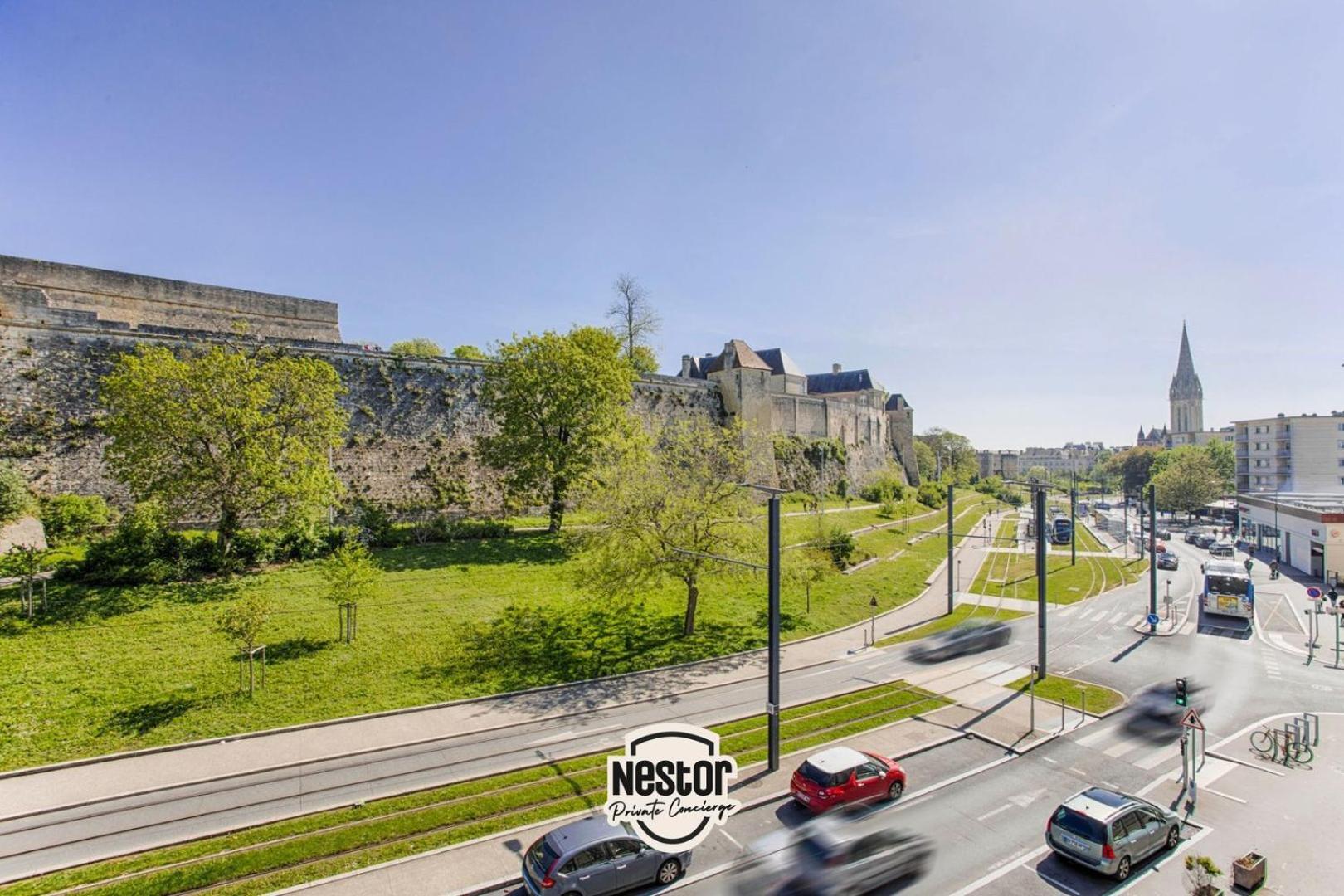 La Casa Bella — Parking Prive & Vue Sur L'Abbaye Daire Caen Dış mekan fotoğraf